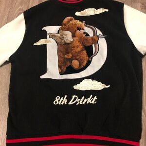 Black and White Men's varsity